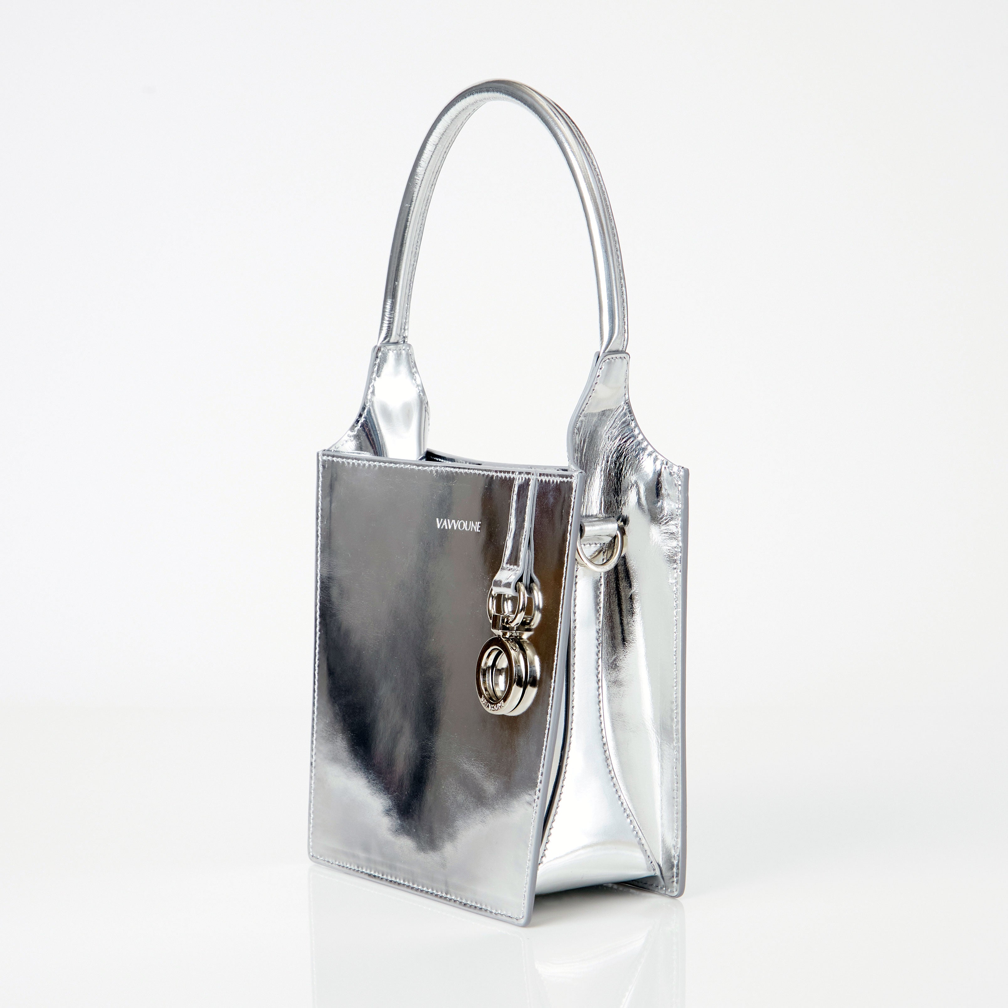 silver mirror bag